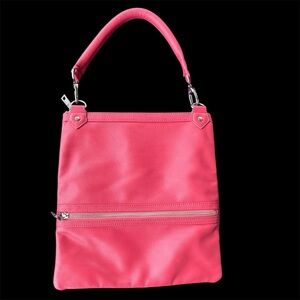 Elegant Nella Bella Canada Bright Pink Shoulder Bag